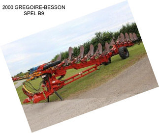 2000 GREGOIRE-BESSON SPEL B9