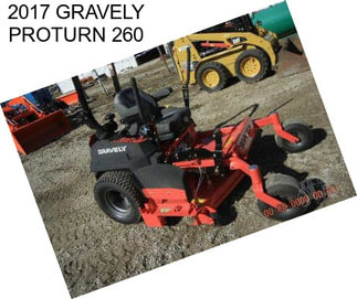 2017 GRAVELY PROTURN 260