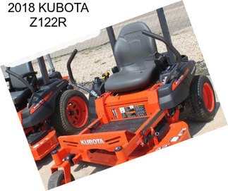 2018 KUBOTA Z122R