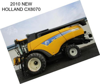 2010 NEW HOLLAND CX8070