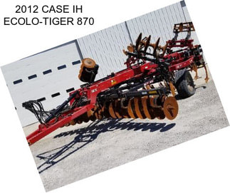 2012 CASE IH ECOLO-TIGER 870