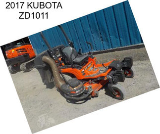 2017 KUBOTA ZD1011