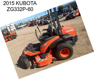 2015 KUBOTA ZG332P-60