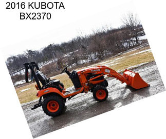 2016 KUBOTA BX2370