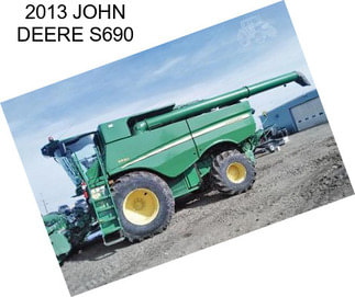 2013 JOHN DEERE S690