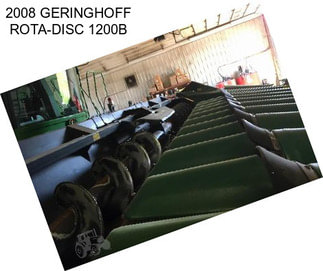 2008 GERINGHOFF ROTA-DISC 1200B