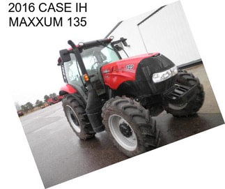 2016 CASE IH MAXXUM 135