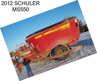 2012 SCHULER MS550