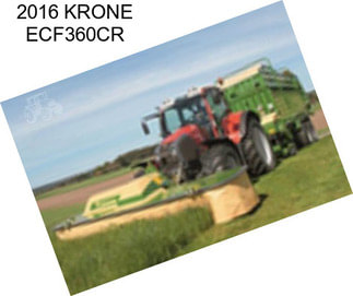 2016 KRONE ECF360CR