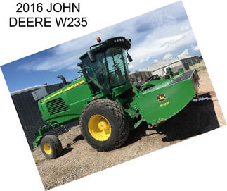 2016 JOHN DEERE W235