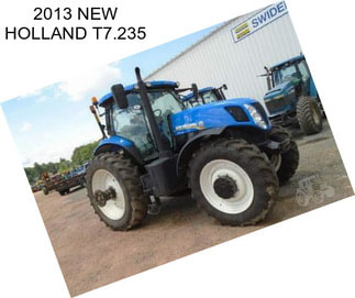 2013 NEW HOLLAND T7.235