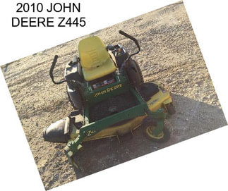 2010 JOHN DEERE Z445