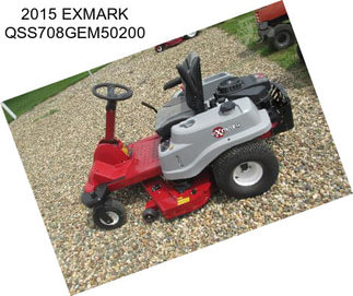 2015 EXMARK QSS708GEM50200