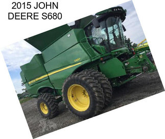 2015 JOHN DEERE S680