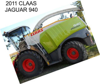 2011 CLAAS JAGUAR 940