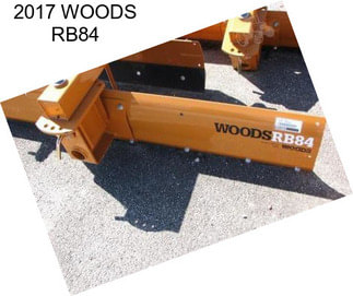 2017 WOODS RB84