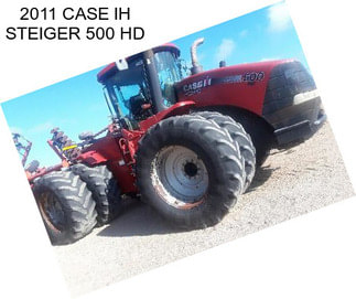 2011 CASE IH STEIGER 500 HD