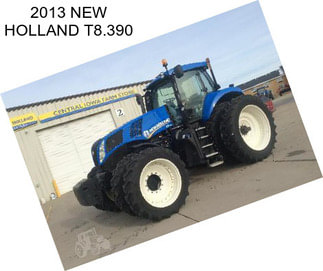 2013 NEW HOLLAND T8.390