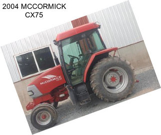 2004 MCCORMICK CX75