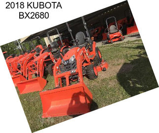 2018 KUBOTA BX2680