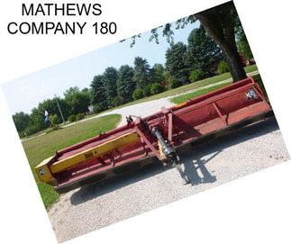 MATHEWS COMPANY 180