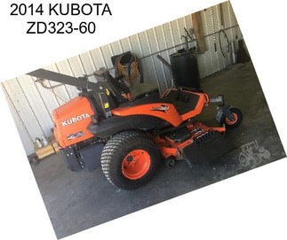 2014 KUBOTA ZD323-60