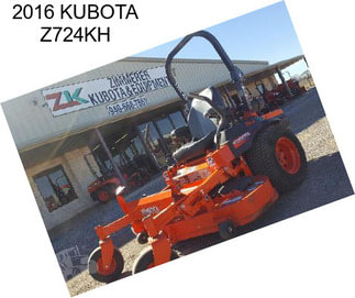 2016 KUBOTA Z724KH