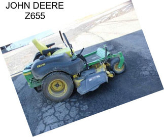 JOHN DEERE Z655