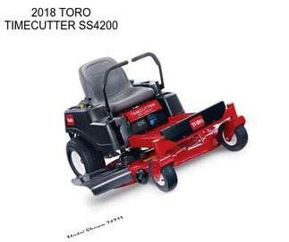 2018 TORO TIMECUTTER SS4200