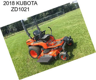 2018 KUBOTA ZD1021