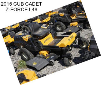 2015 CUB CADET Z-FORCE L48