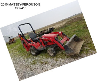 2010 MASSEY-FERGUSON GC2410