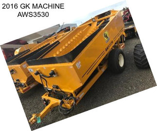 2016 GK MACHINE AWS3530