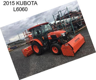 2015 KUBOTA L6060
