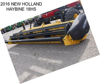 2016 NEW HOLLAND HAYBINE 18HS