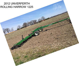 2012 UNVERFERTH ROLLING HARROW 1225