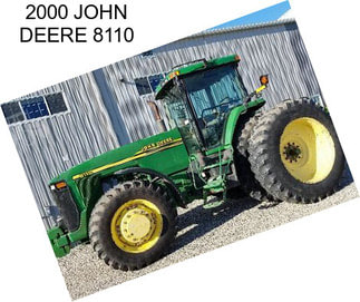 2000 JOHN DEERE 8110