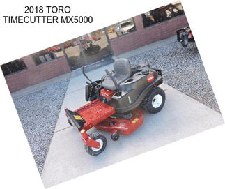 2018 TORO TIMECUTTER MX5000