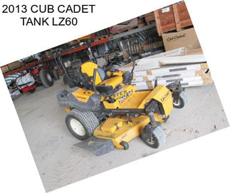 2013 CUB CADET TANK LZ60