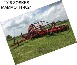 2018 ZOSKES MAMMOTH 4024