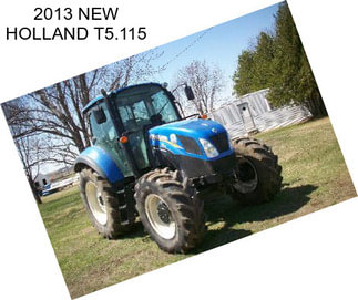 2013 NEW HOLLAND T5.115