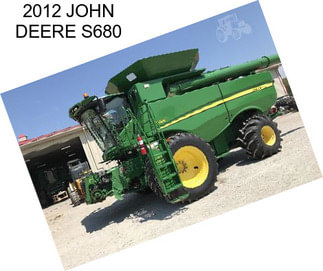 2012 JOHN DEERE S680