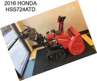 2016 HONDA HSS724ATD