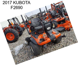 2017 KUBOTA F2690