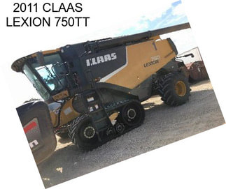 2011 CLAAS LEXION 750TT