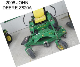 2008 JOHN DEERE Z820A