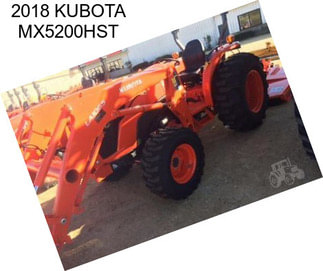 2018 KUBOTA MX5200HST