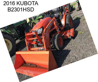 2016 KUBOTA B2301HSD