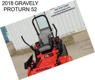 2018 GRAVELY PROTURN 52