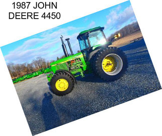 1987 JOHN DEERE 4450